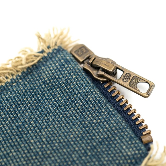 CHANEL 01P ADJUSTABLE DENIM CUFF BRACELET AURORA CRYSTAL CC w/COA Full I… - Picture 7 of 11